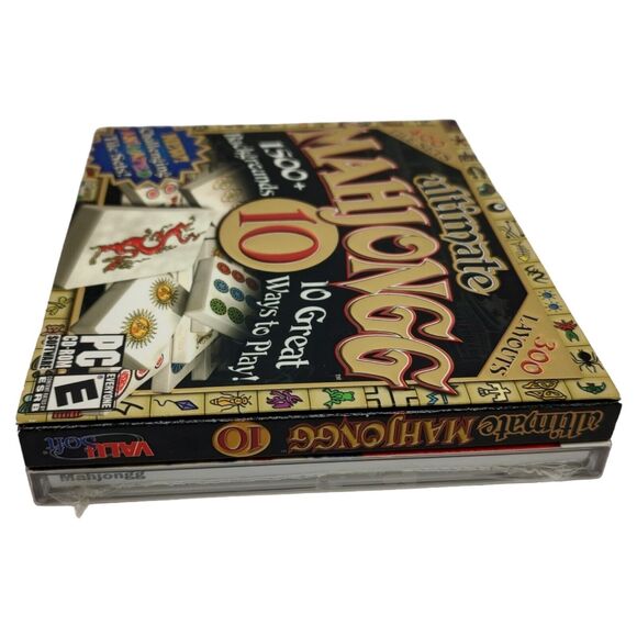 Vintage Sealed PC-CD ROM Software Games Ultimate Mahjongg 10 + SNAP! Mahjongg - Picture 7 of 8
